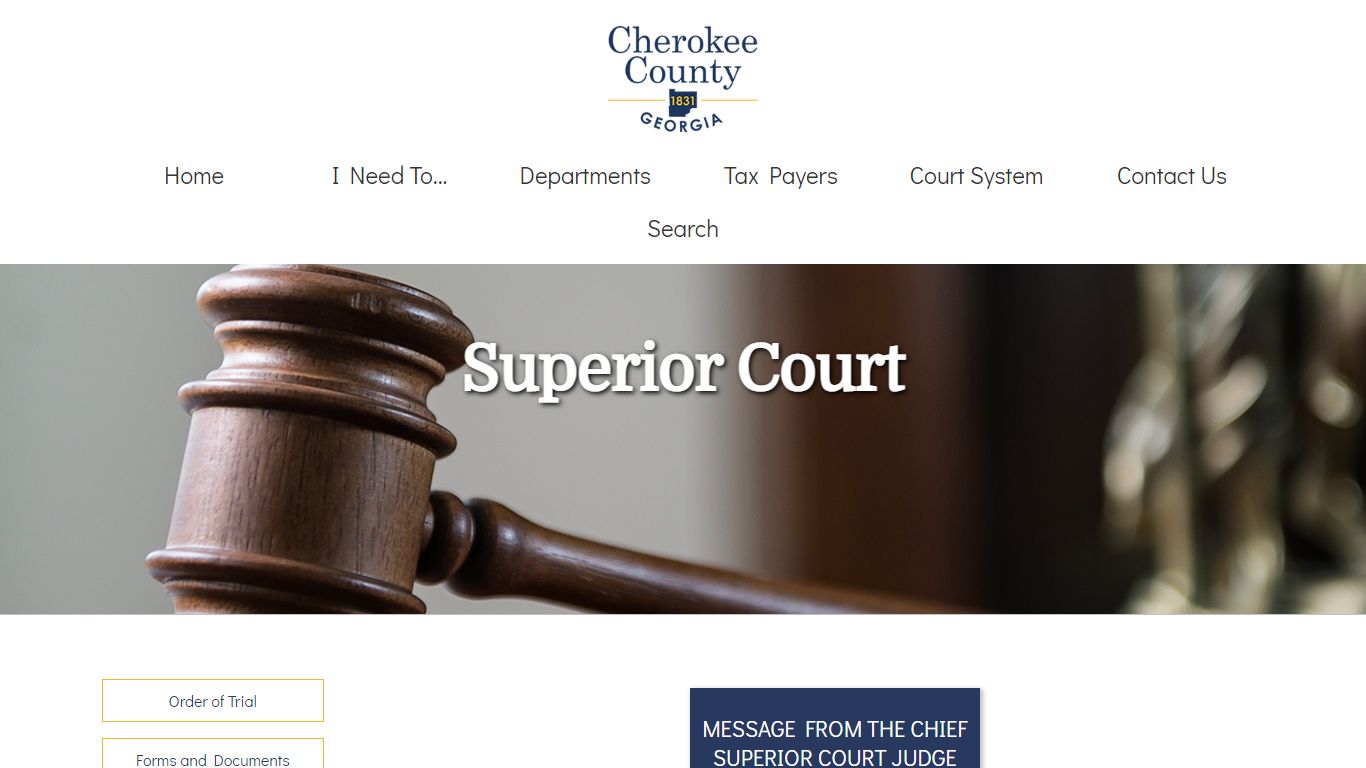 Superior Court | Cherokee County, Georgia