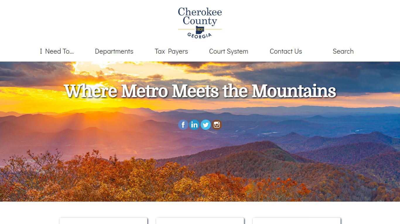 Cherokee County, Georgia | Official Site of the Cherokee County Board ...